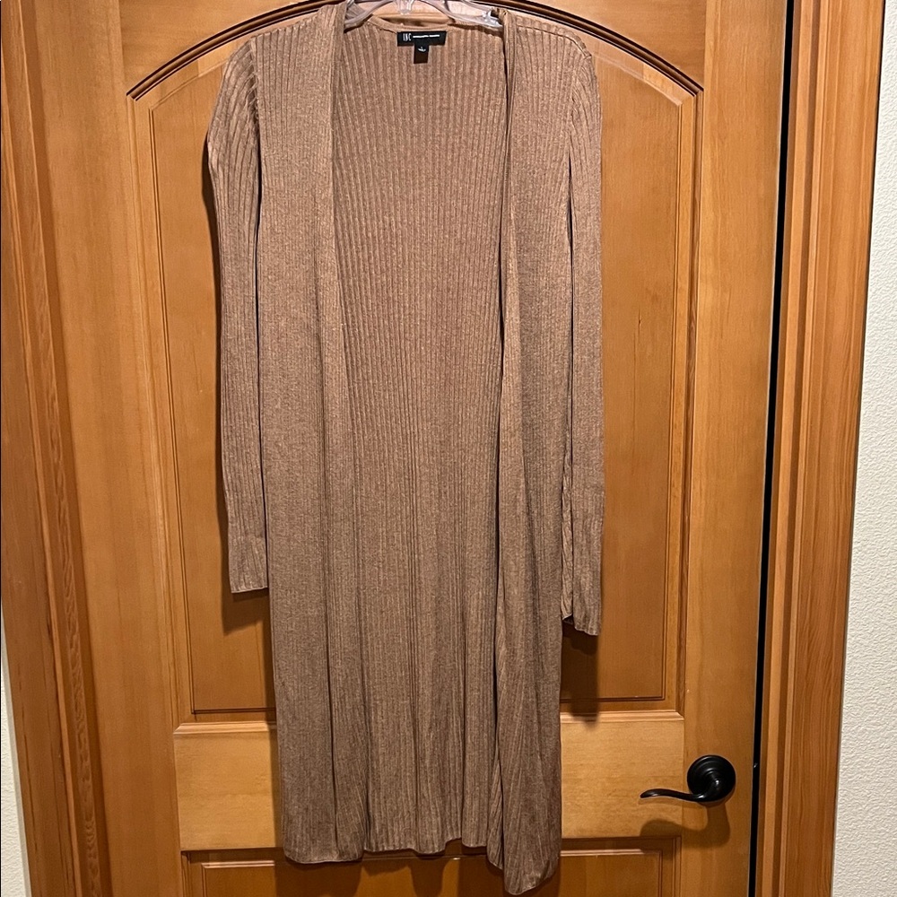 INC International Concepts Brown Knit Cardigan